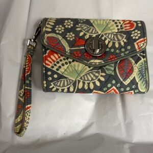 Floral Patterned Wristlet